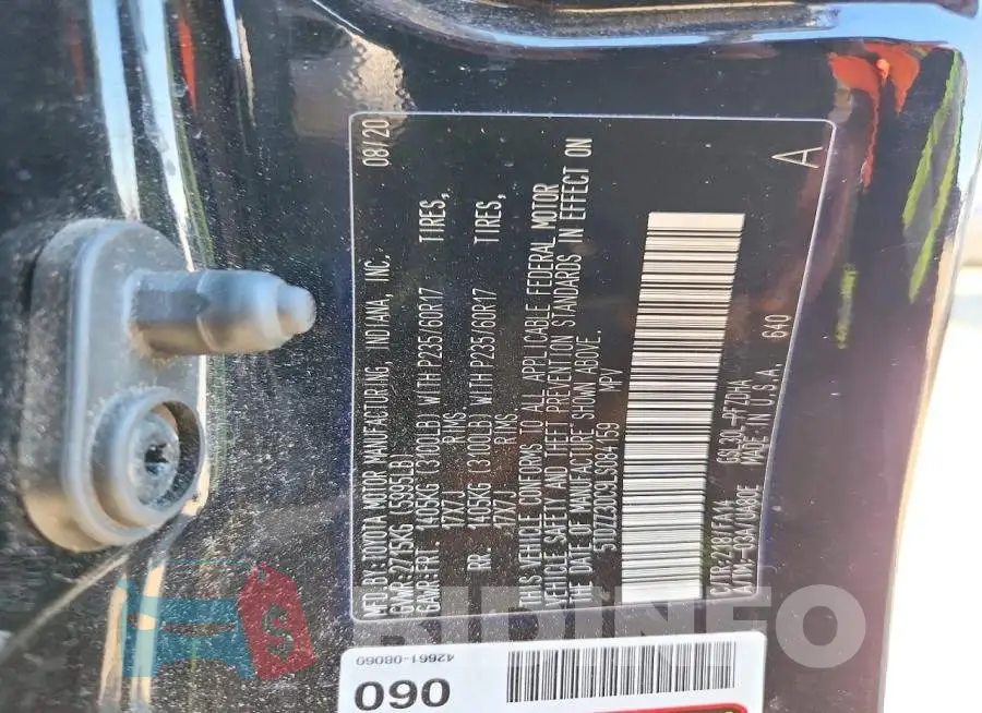 5TDZZ3DC9LS084159 Photo# 13