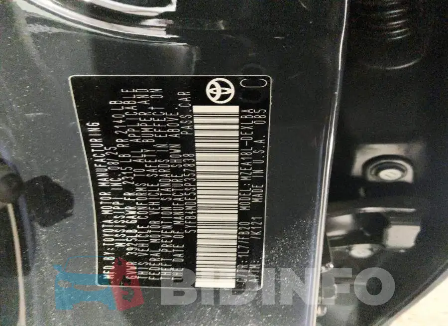 5YFB4MDE5SP357838 Photo# 12