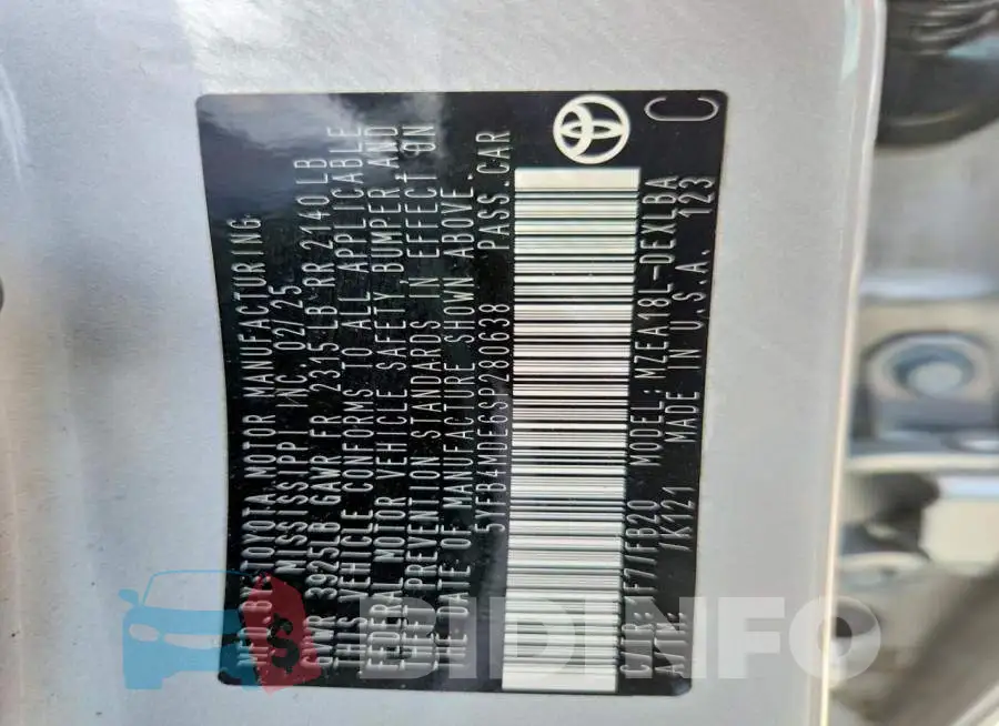 5YFB4MDE6SP280638 Photo# 12