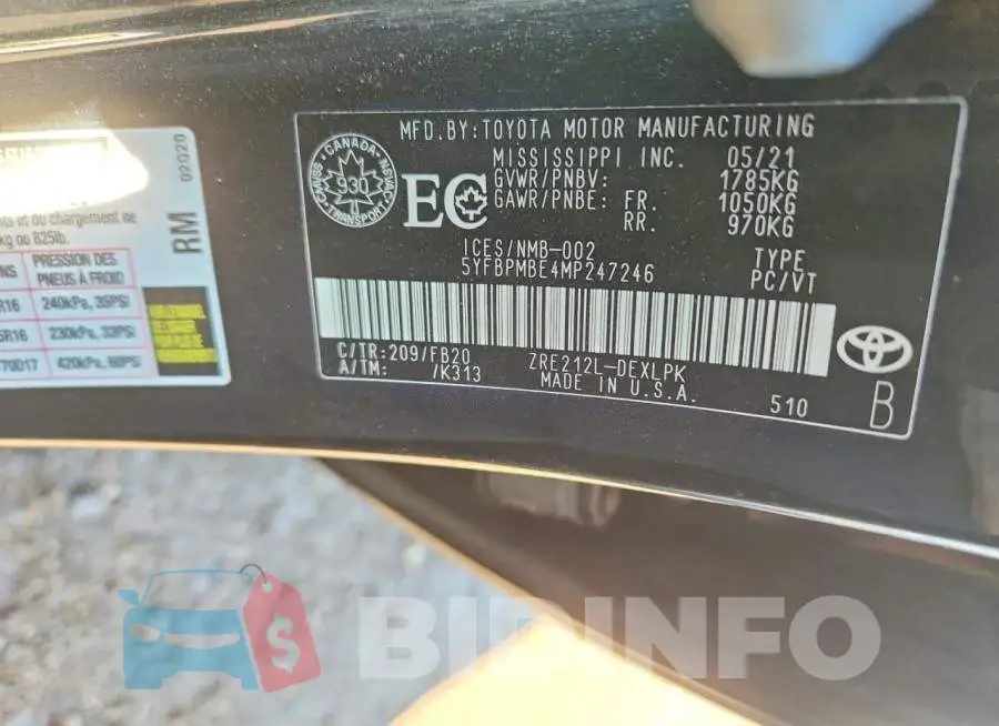 5YFBPMBE4MP247246 Photo# 12