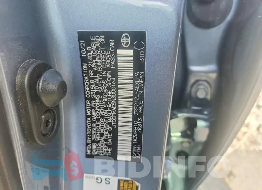 JTDEPMAE5N3000164 Photo# 13