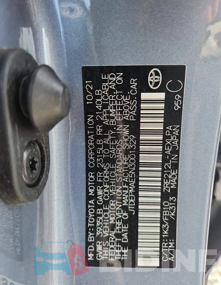 JTDEPMAE5N3001329 Photo# 12