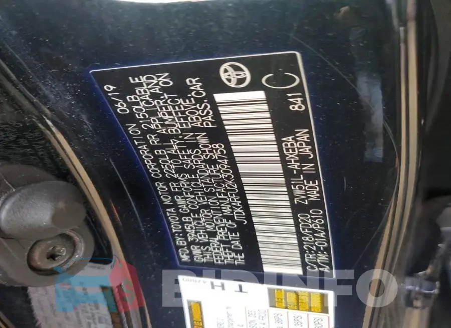 JTDKARFU2K3094758 Photo# 12