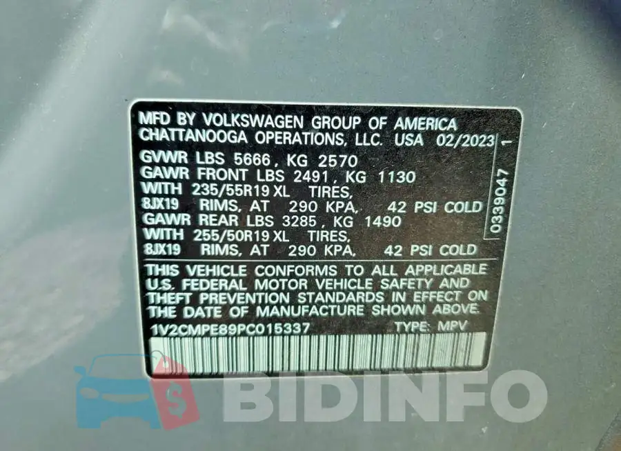 1V2CMPE89PC015337 Photo# 13