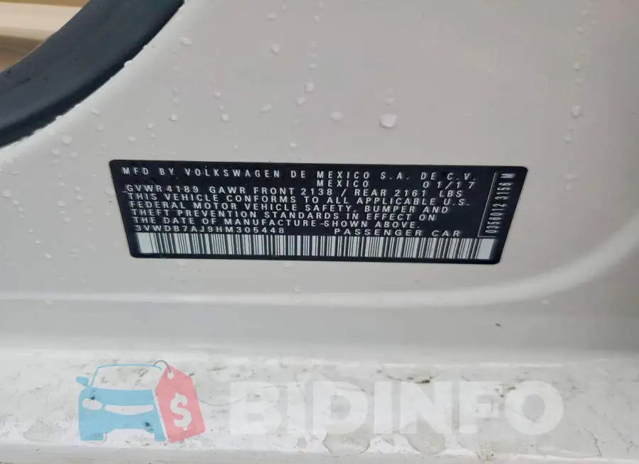 3VWDB7AJ9HM305448 Photo# 12