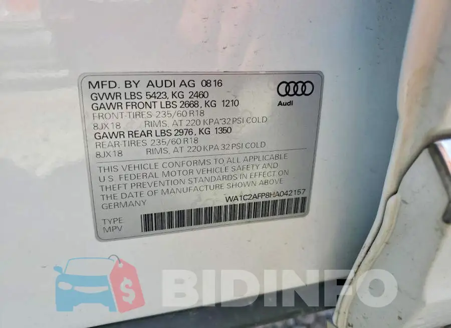 WA1C2AFP8HA042157 Photo# 13