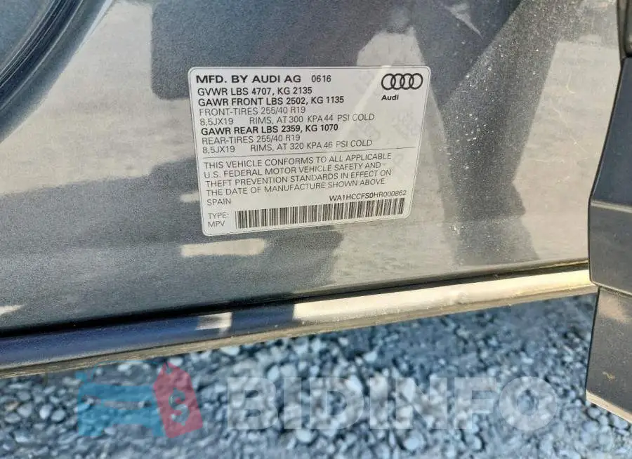 WA1HCCFS0HR000862 Photo# 13