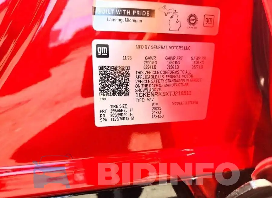 1GKENRKSXTJ218511 Photo# 13