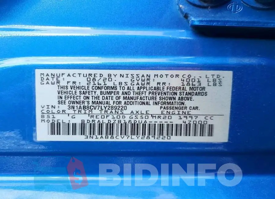 3N1AB8CV7LY289220 Photo# 12