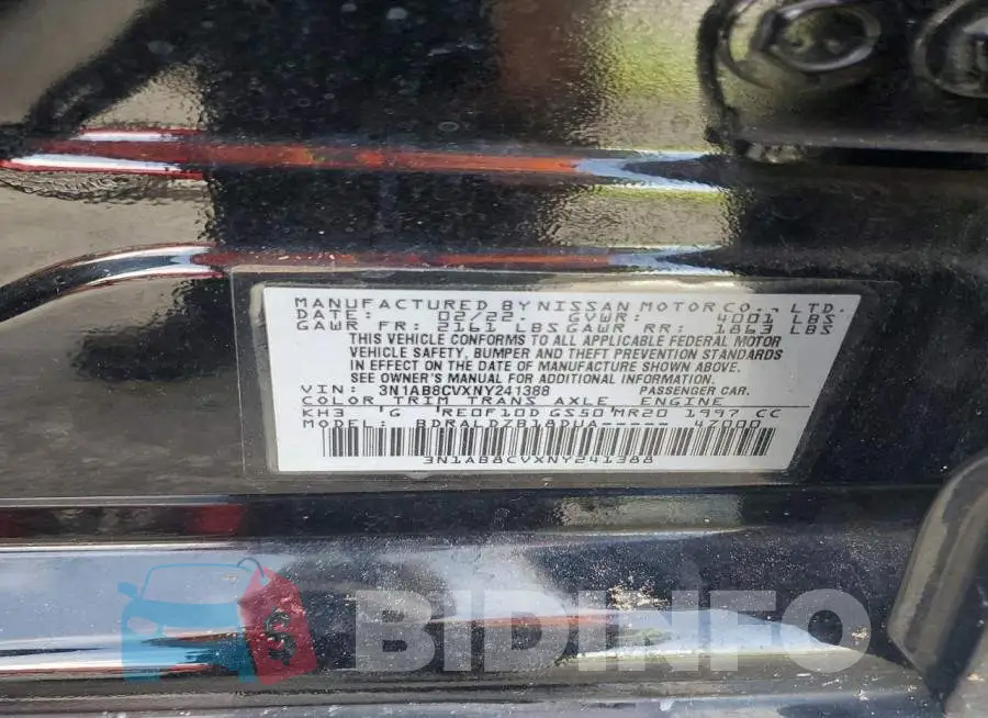 3N1AB8CVXNY241388 Photo# 12
