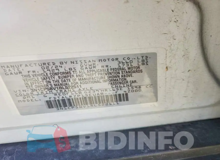 3N1CP5BV1RL522511 Photo# 12