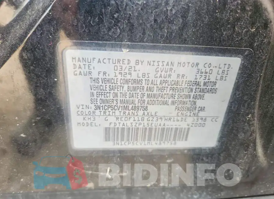 3N1CP5CV1ML489758 Photo# 12