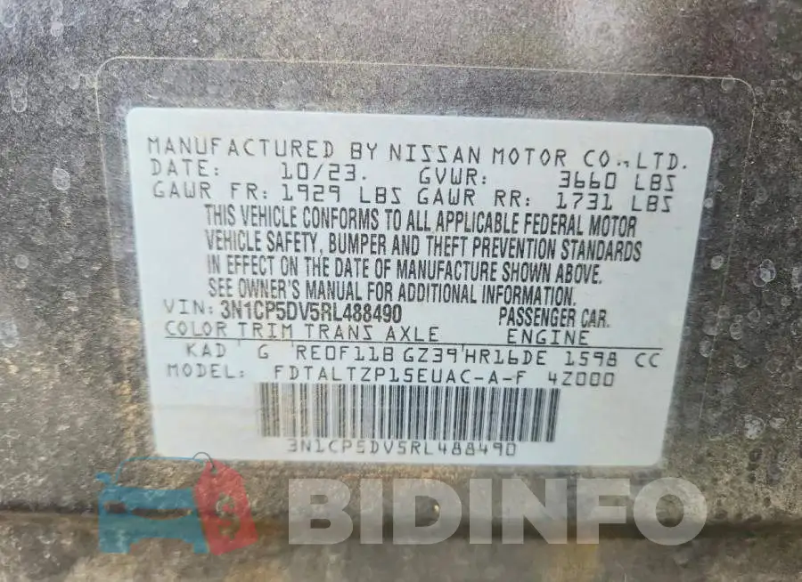 3N1CP5DV5RL488490 Photo# 12