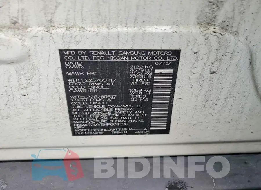 KNMAT2MV5HP604336 Photo# 13