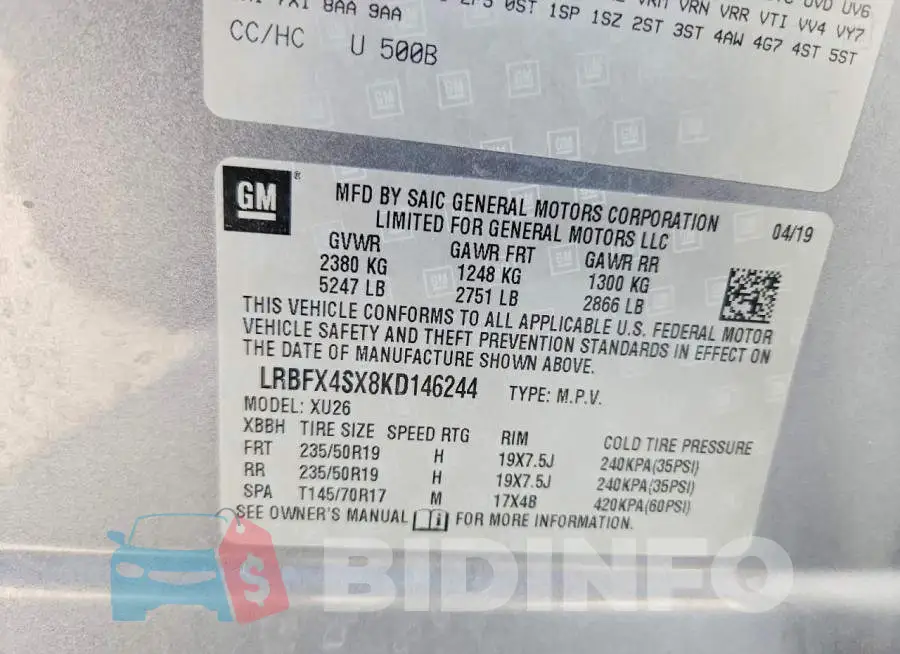 LRBFX4SX8KD146244 Photo# 13