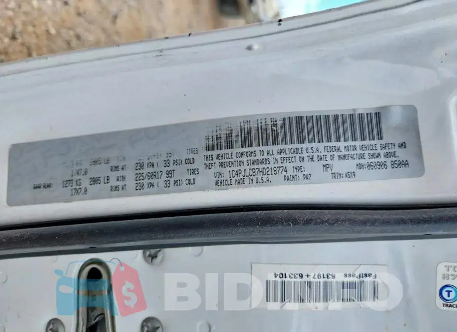 1C4PJLCB7HD218774 Photo# 12