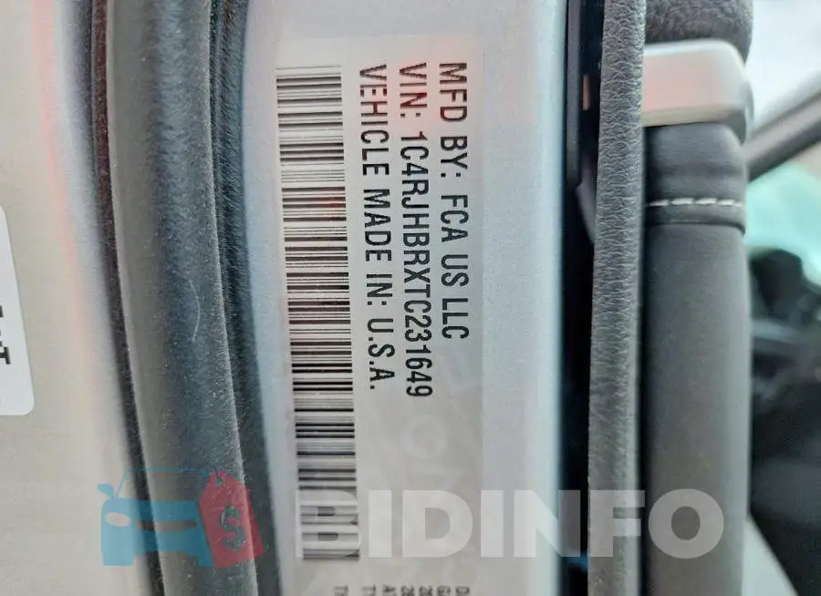 1C4RJHBRXTC231649 Photo# 14