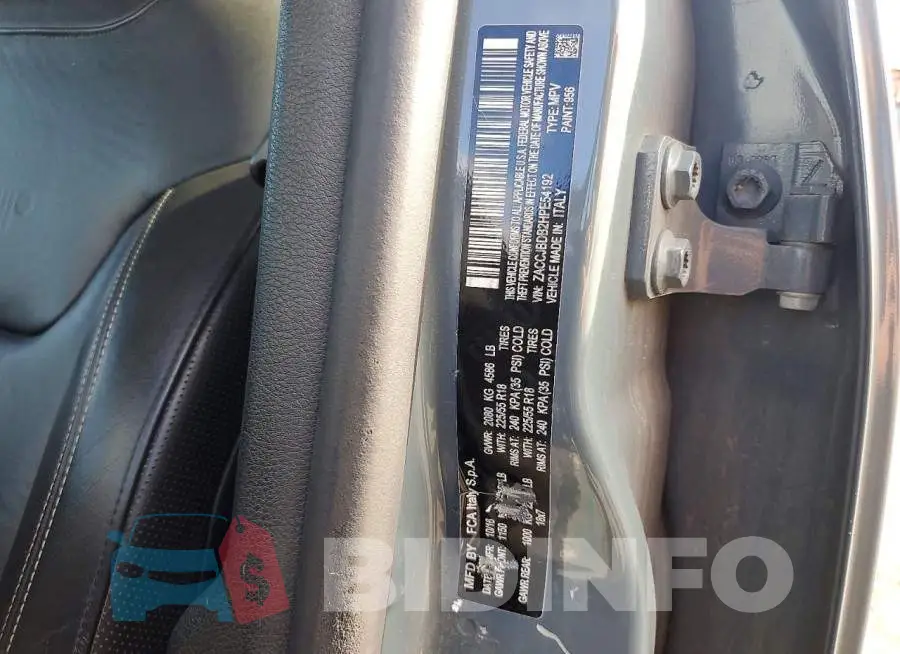 ZACCJBDB2HPE54192 Photo# 12