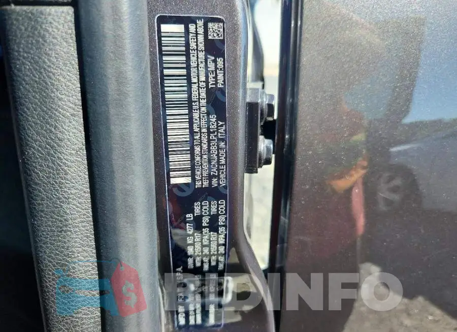 ZACNJABB3LPL18245 Photo# 13
