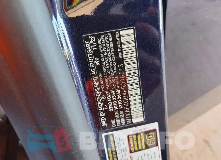 W1KAF4GB4PR098513 Photo# 12