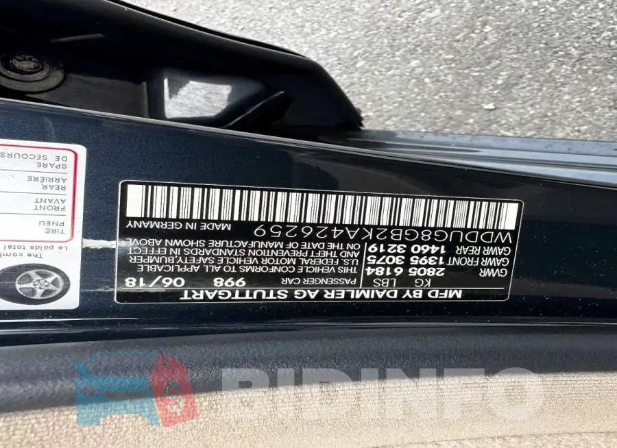 WDDUG8GB2KA426259 Photo# 10