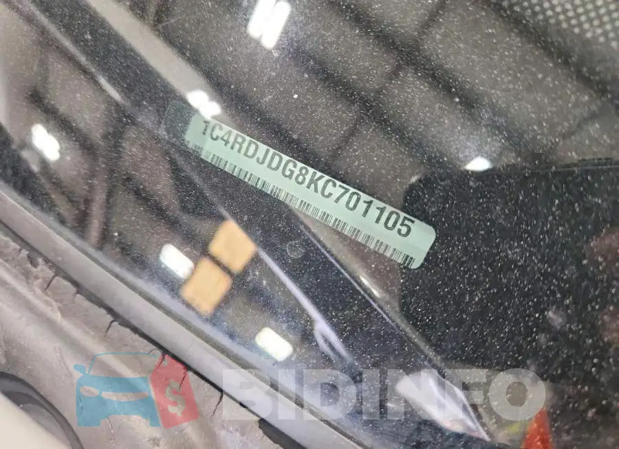 1C4RDJDG8KC701105 Photo# 12