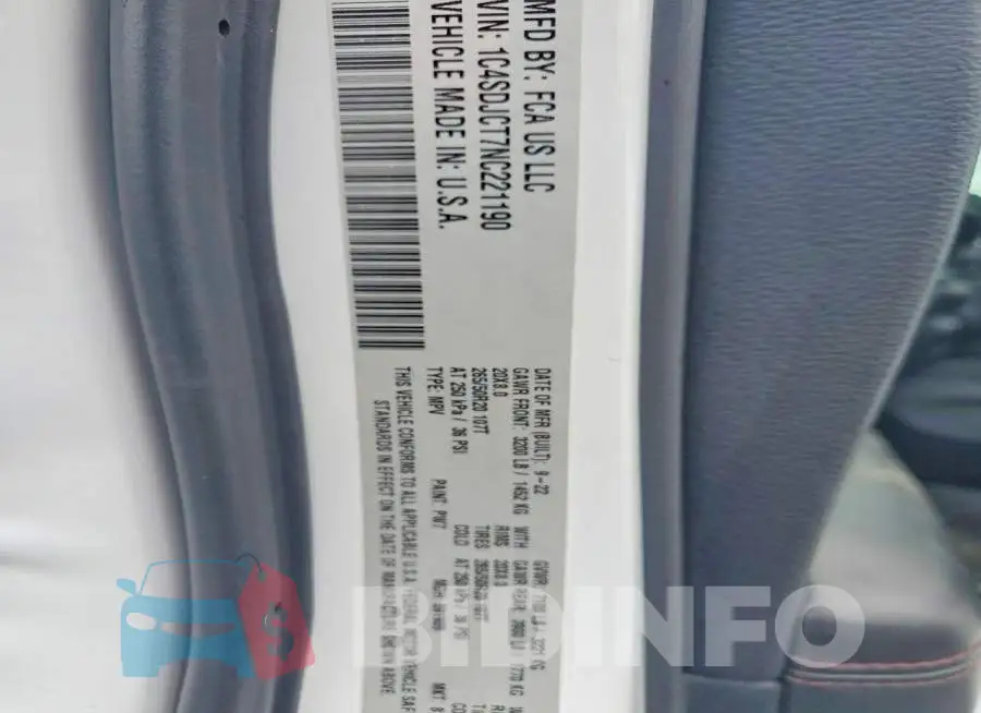 1C4SDJCT7NC221190 Photo# 14