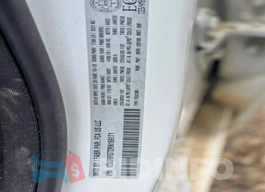 1C6SRFGT2RN169171 Photo# 7