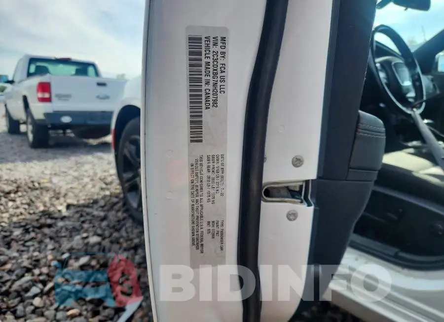2C3CDXBG7NH207982 Photo# 12