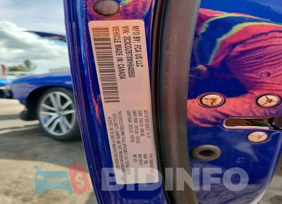 2C3CDZBT8MH640850 Photo# 13