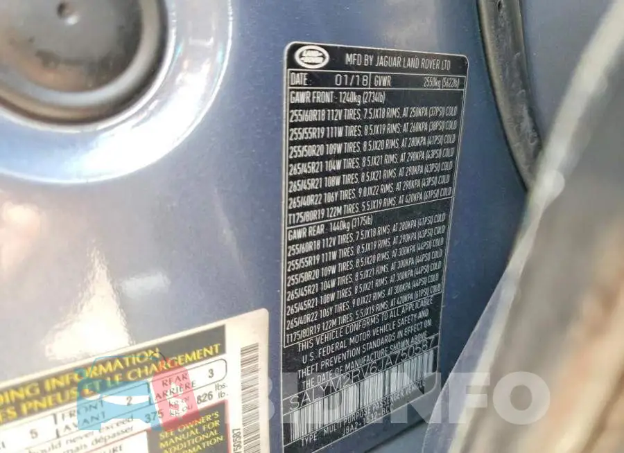 SALYM2RV6JA750587 Photo# 13