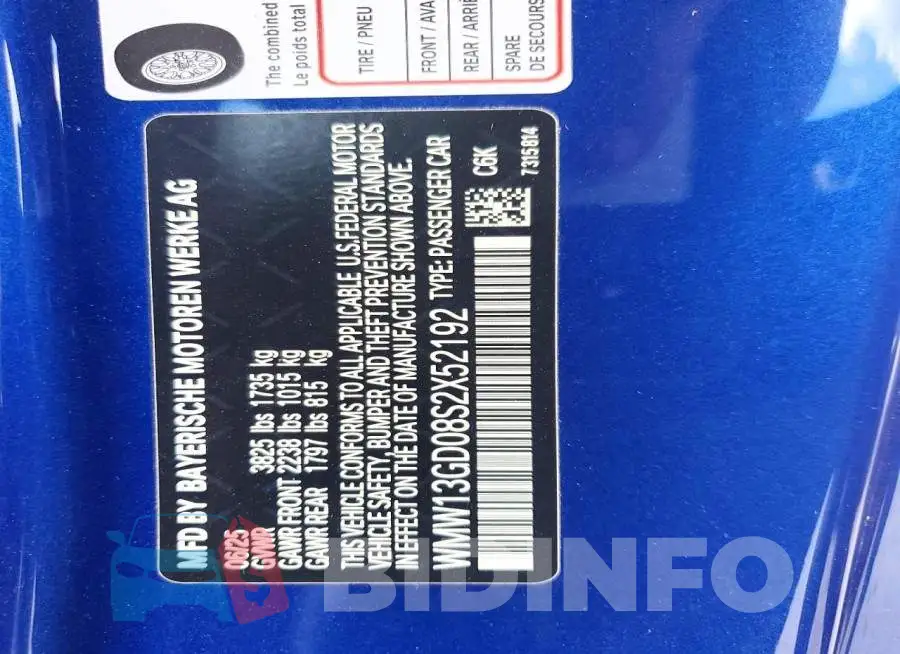 WMW13GD08S2X52192 Photo# 13