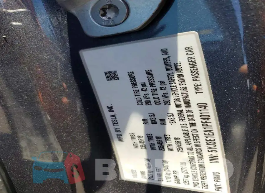 5YJ3E1EA1PF401140 Photo# 13