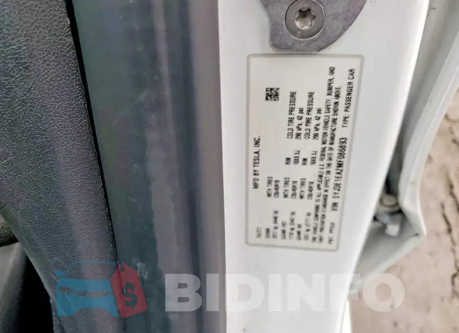 5YJ3E1EA2MF086893 Photo# 14