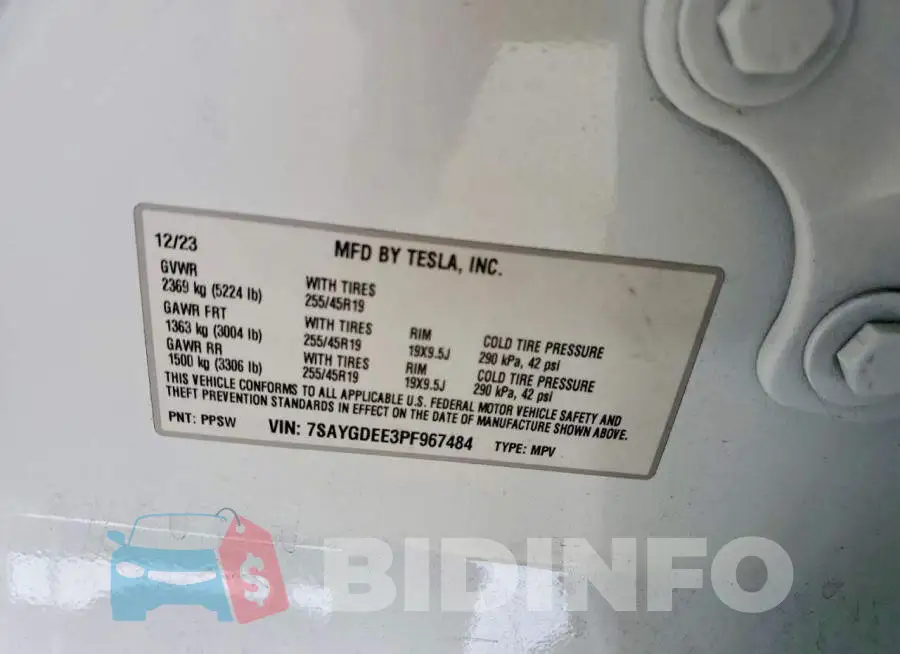 7SAYGDEE3PF967484 Photo# 12