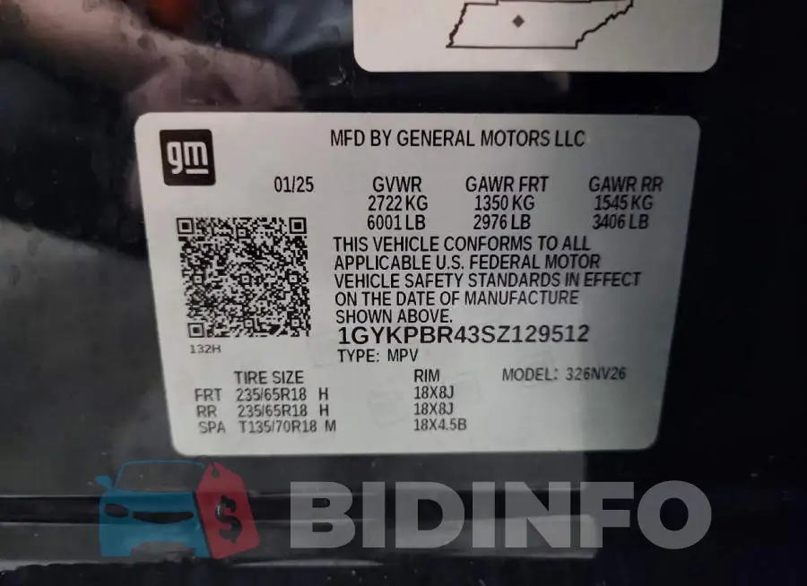 1GYKPBR43SZ129512 Photo# 13