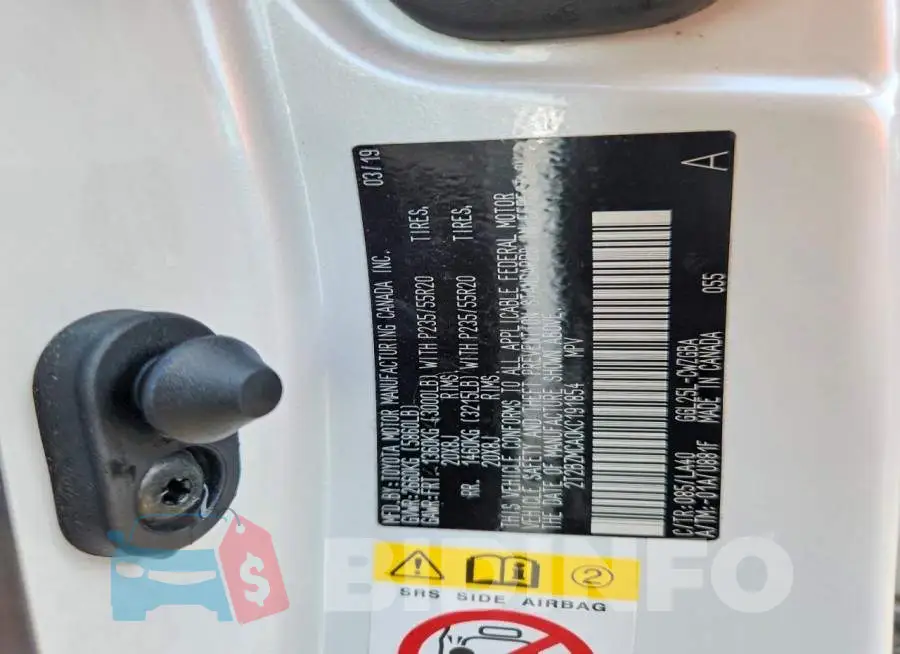 2T2BZMCA0KC191854 Photo# 12