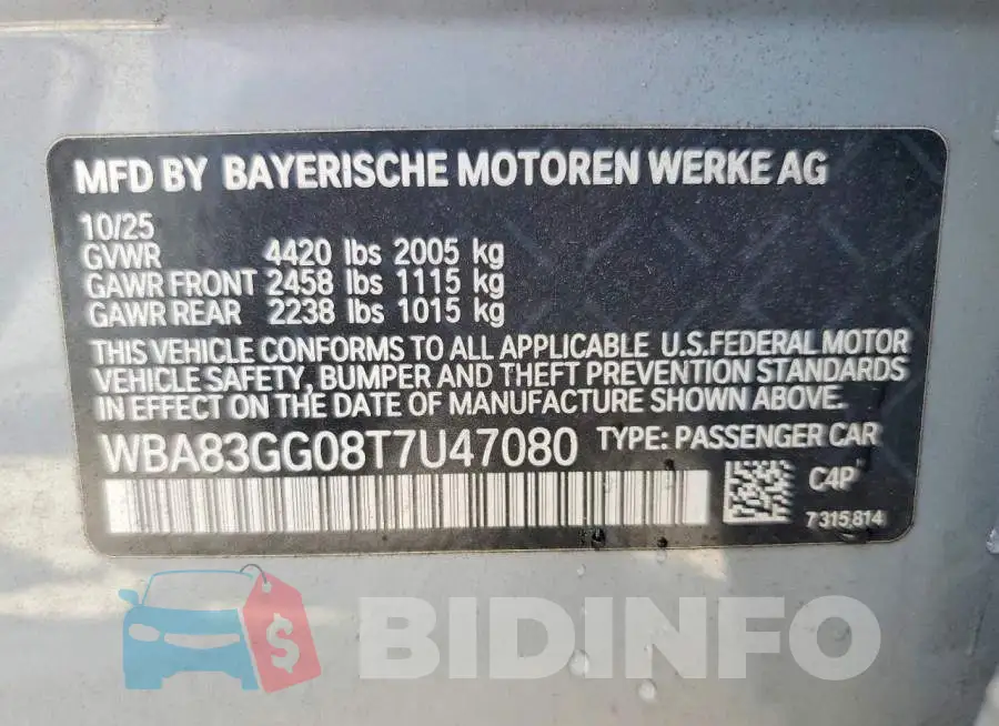 WBA83GG08T7U47080 Photo# 12