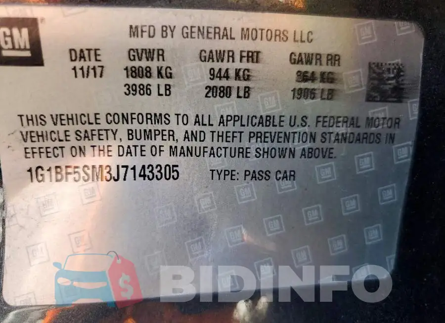 1G1BF5SM3J7143305 Photo# 12