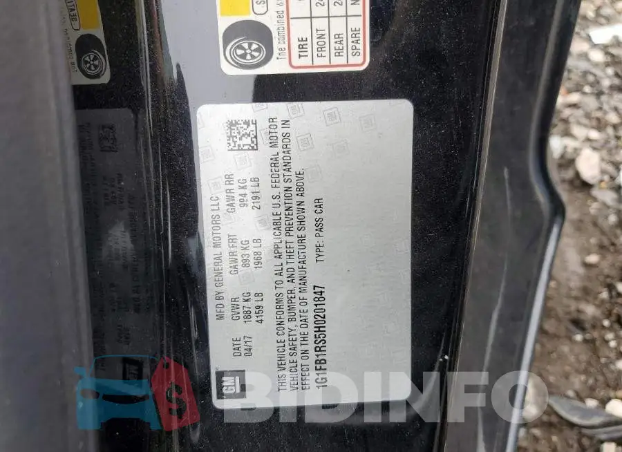 1G1FB1RS5H0201847 Photo# 13