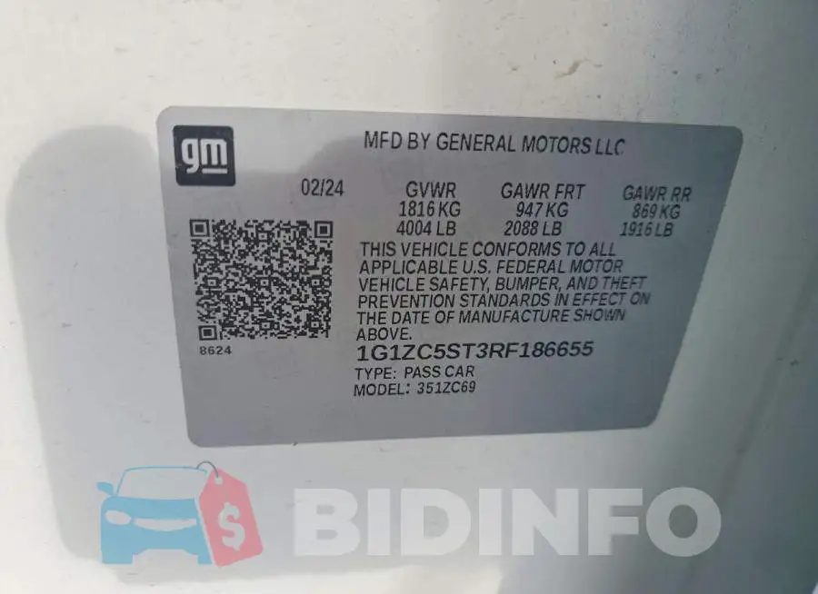 1G1ZC5ST3RF186655 Photo# 12
