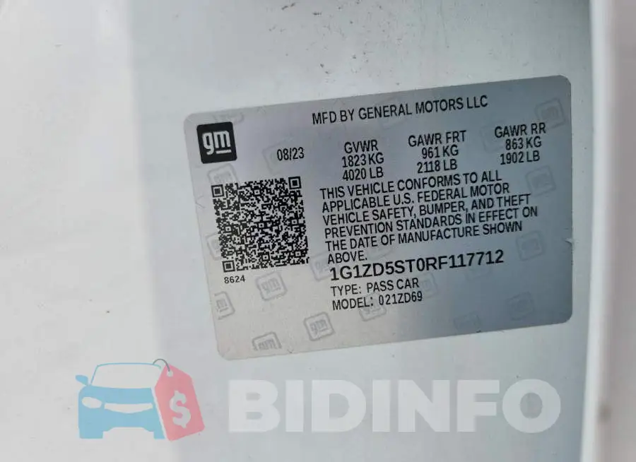 1G1ZD5ST0RF117712 Photo# 12