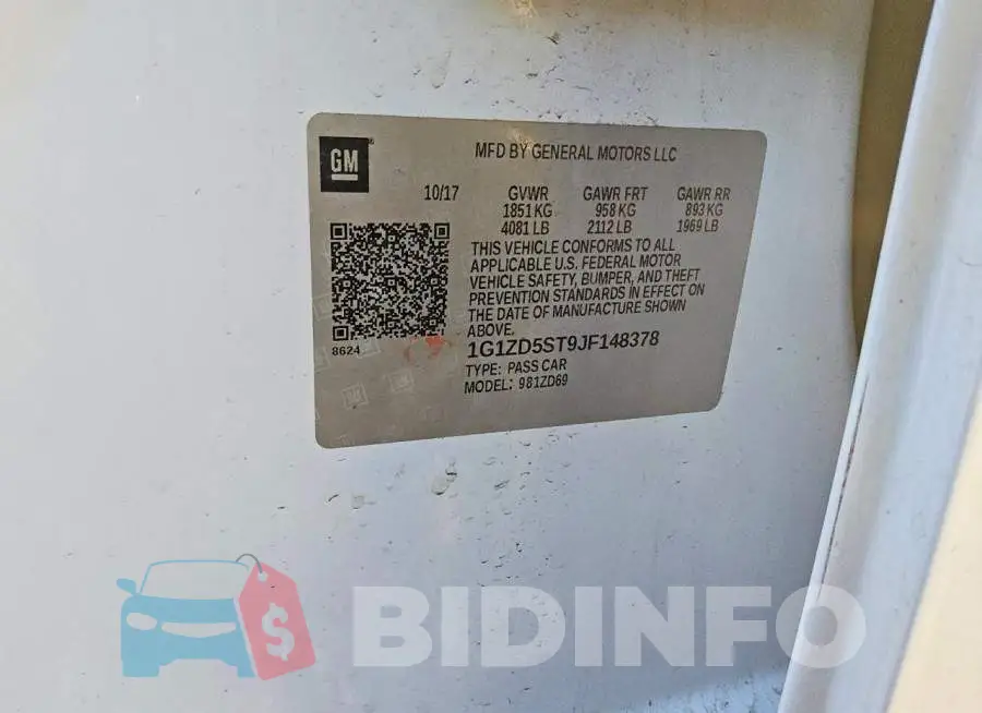1G1ZD5ST9JF148378 Photo# 12