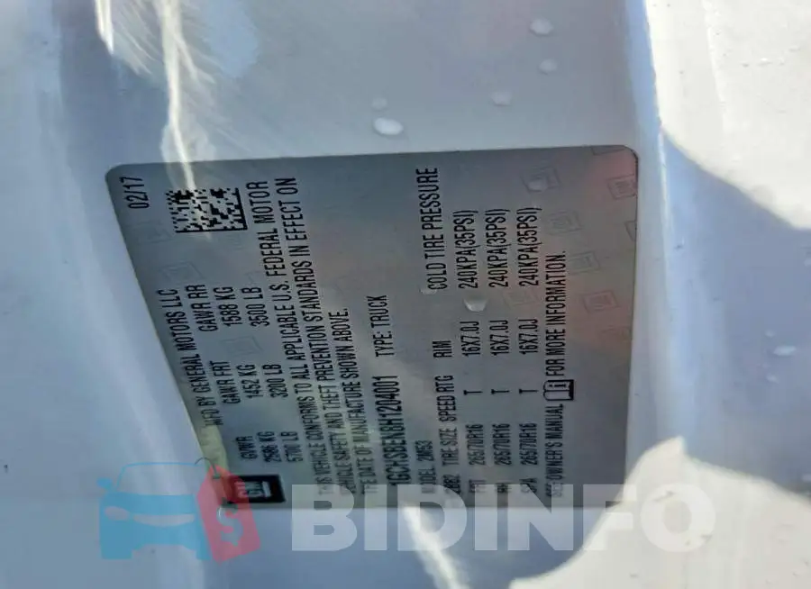 1GCHSBEN8H1204001 Photo# 13