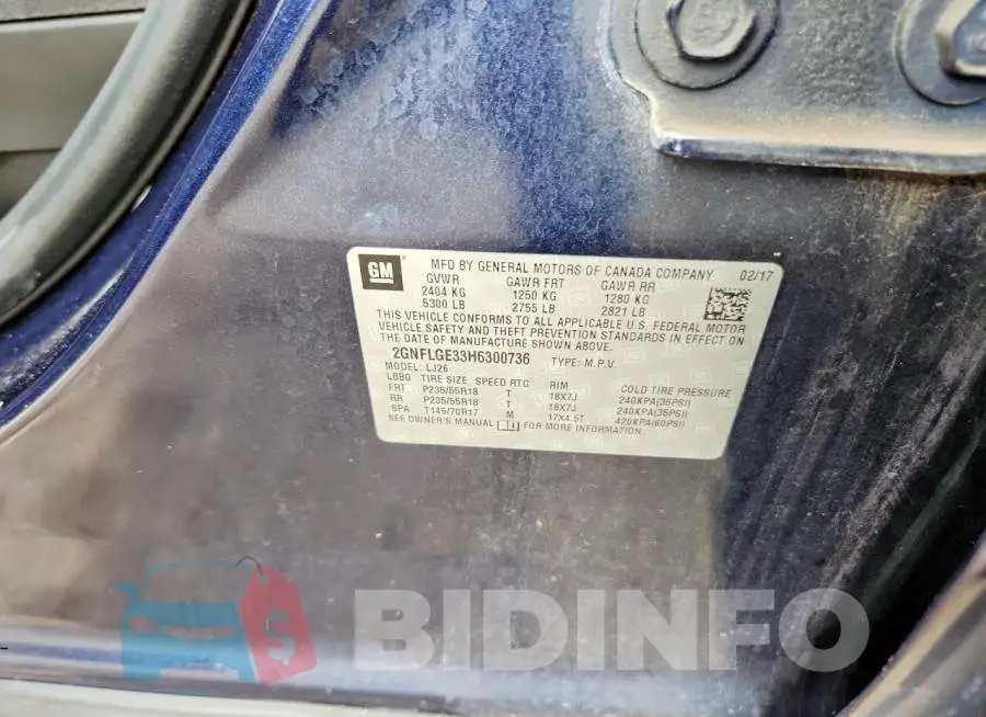 2GNFLGE33H6300736 Photo# 12