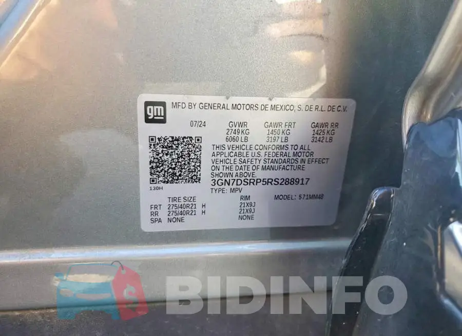 3GN7DSRP5RS288917 Photo# 13