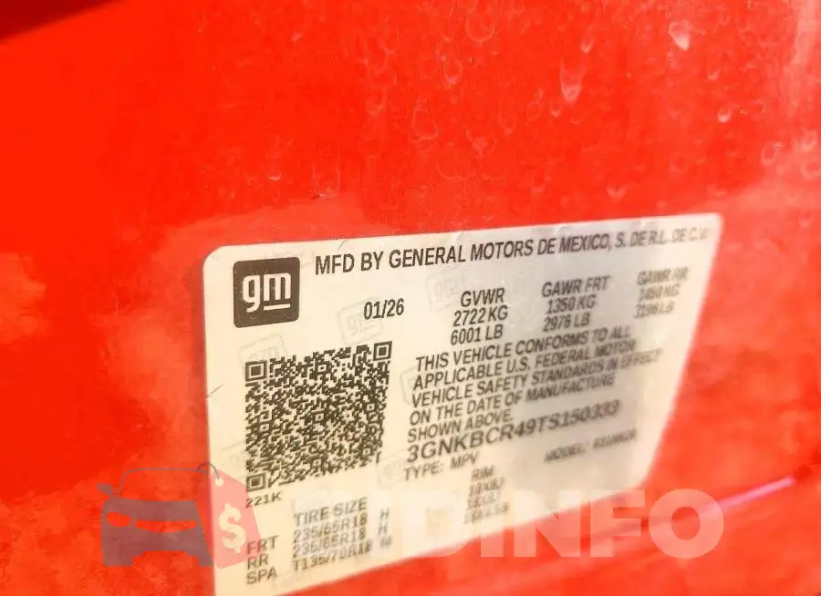 3GNKBCR49TS150333 Photo# 12