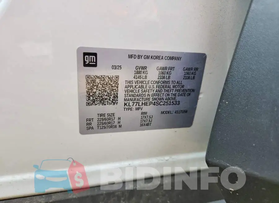 KL77LHEP4SC251533 Photo# 13