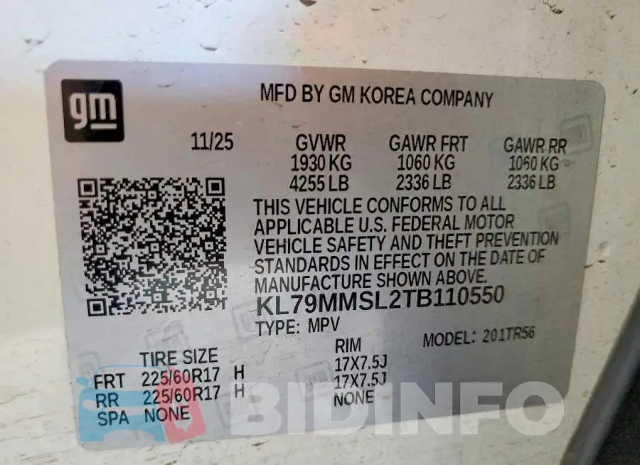 KL79MMSL2TB110550 Photo# 12