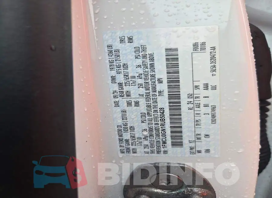 1FMCU0GN1RUB50428 Photo# 13